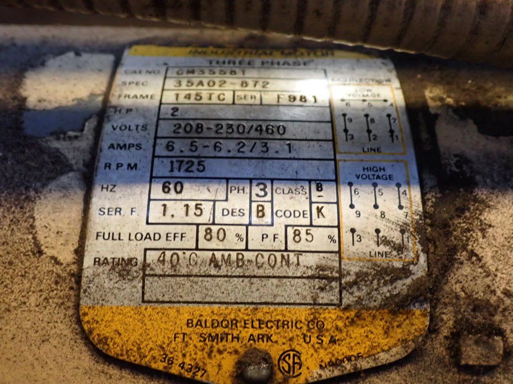 Bobbin 5000psi/34x6/2hp/3.1a Bender - 04400577