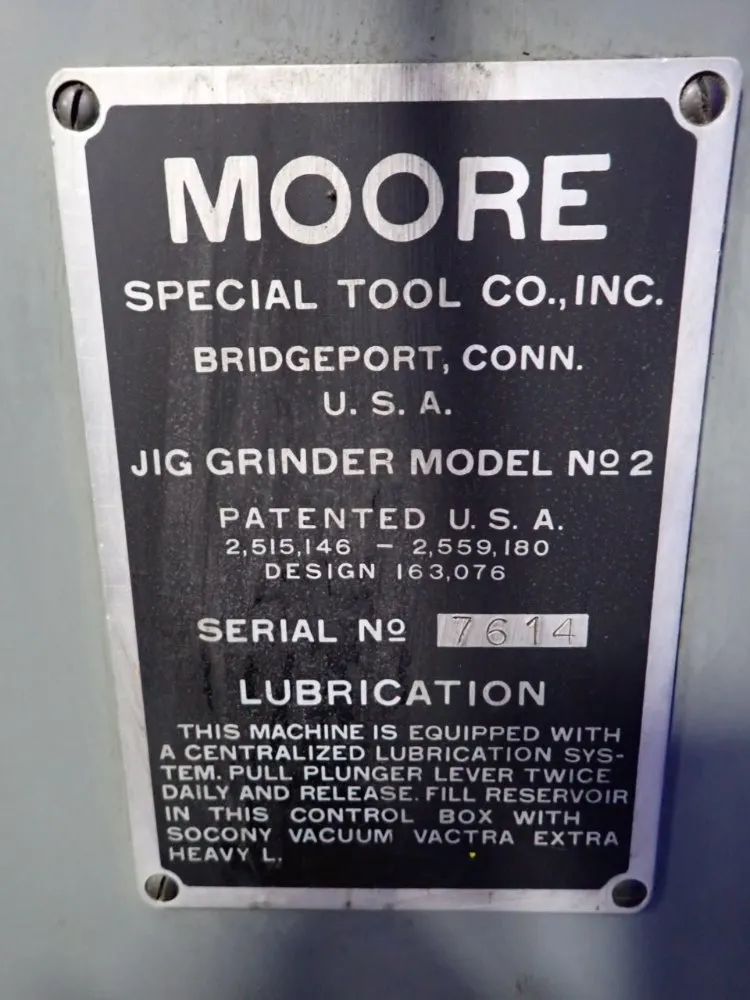 Moore Jig Grinder