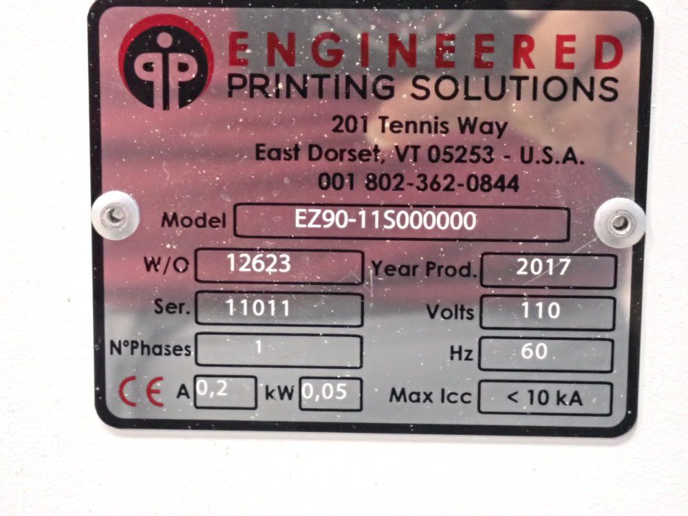 Engineered Printing Solution 5x9/.2a/.05kw Pad Printing Machine - Ez90-11s000000