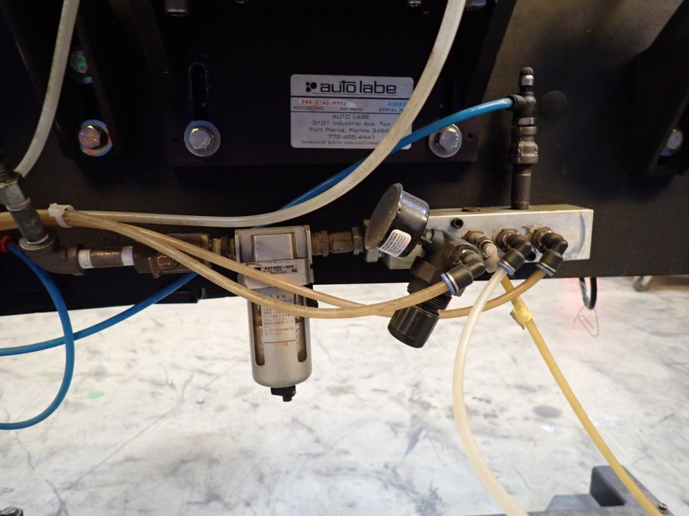 Autolabe Automatic Wipeon  Label Pplicator