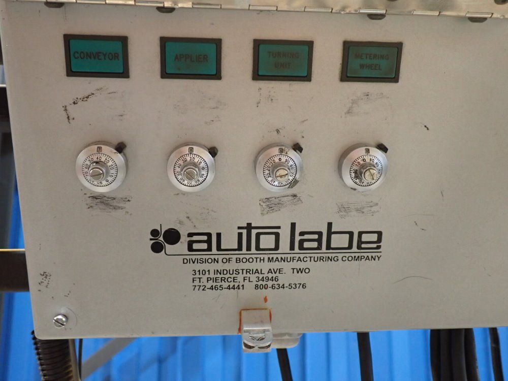 Autolabe Automatic Wipeon  Label Pplicator