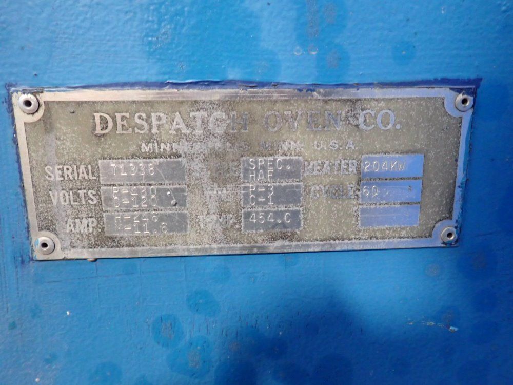 Despatch Aprox 849 Deg F Spec Haf Oven - Spec Haf