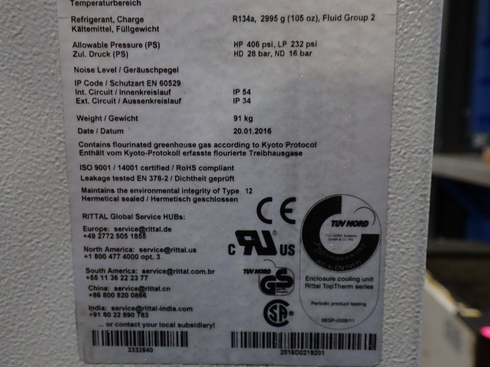 Rittal Cooling Unit - Sk3332540