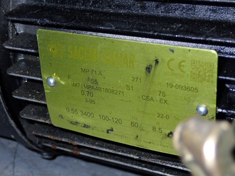 Sacemi Gamar 0.70 Kw Pump - Mp71a