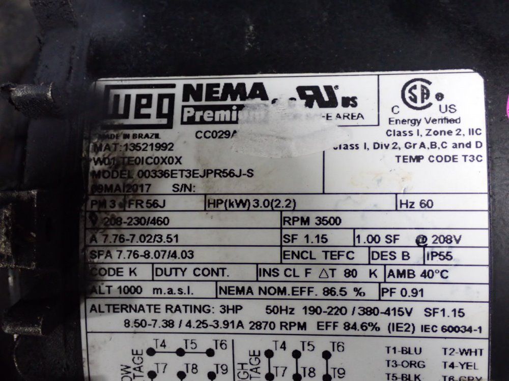 American Stainless Pumps Inc 3 Pump