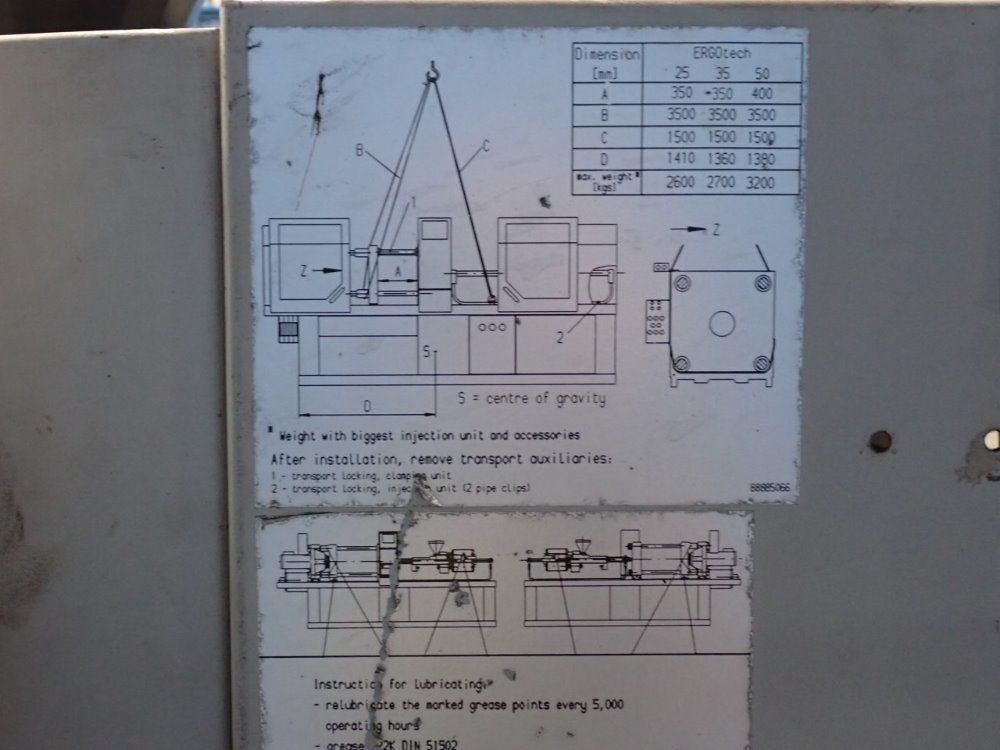Demag 22a/210bar/15x18x17 Injection Molding Machine - Ergotech System