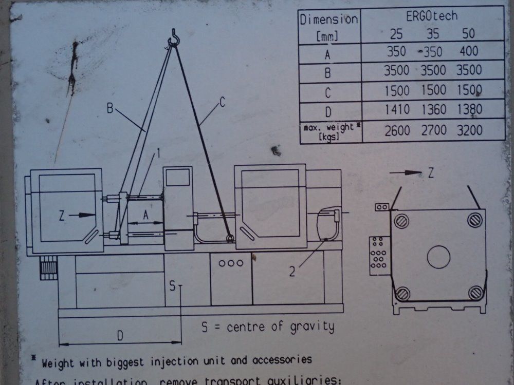 Demag 22a/210bar/15x18x17 Injection Molding Machine - Ergotech System