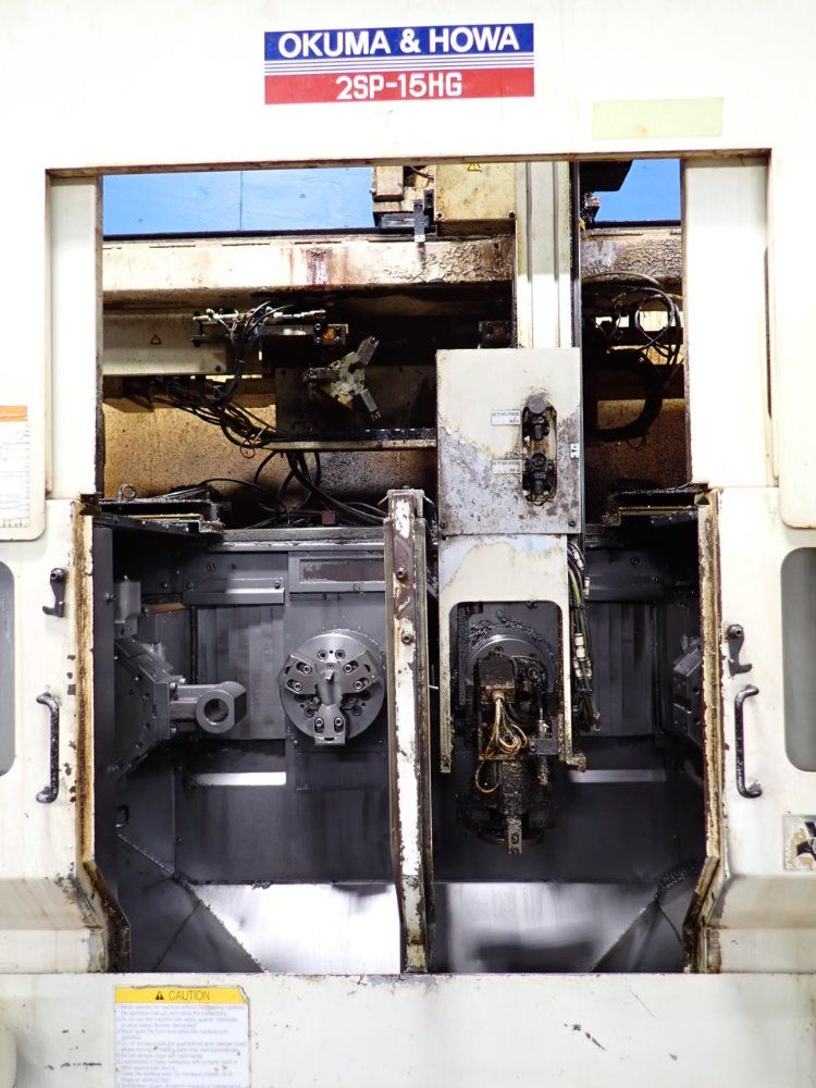 Okuma 2sp-15hg Dual Spindle Cnc Lathe - 2sp-15hg