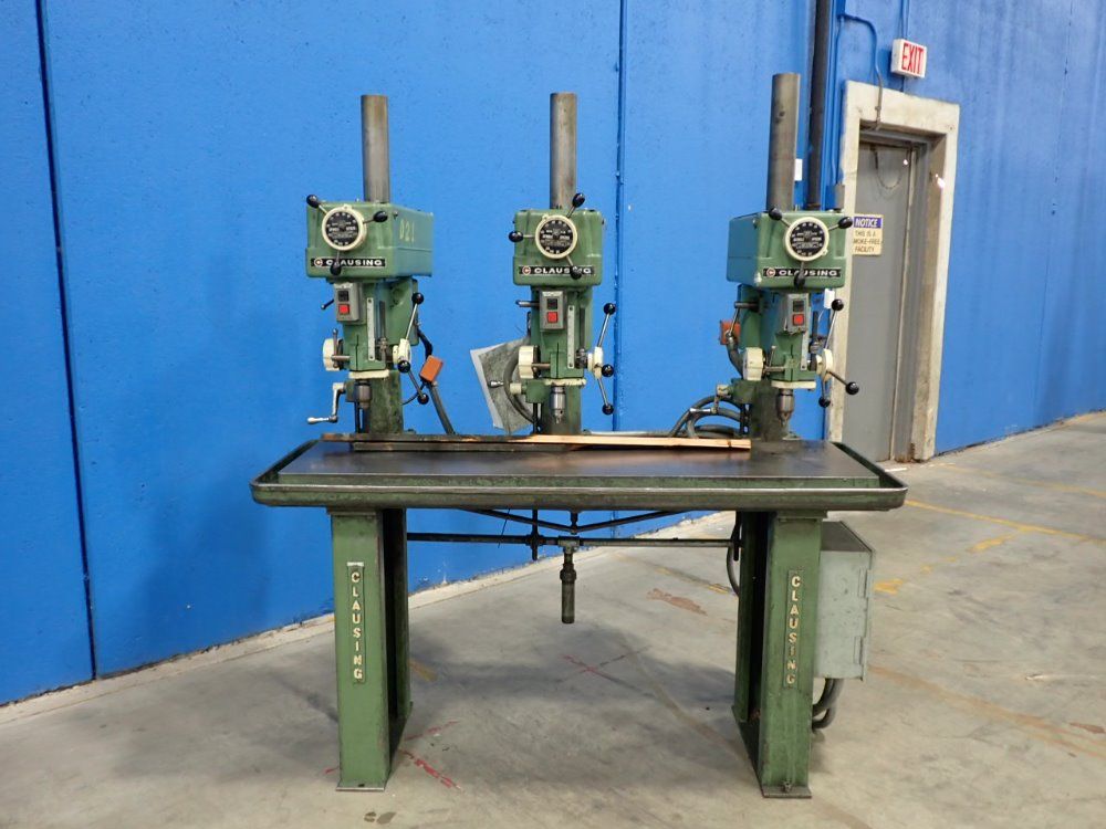 Clausing 14" 3 Spindle Drill Press - 16vc-1