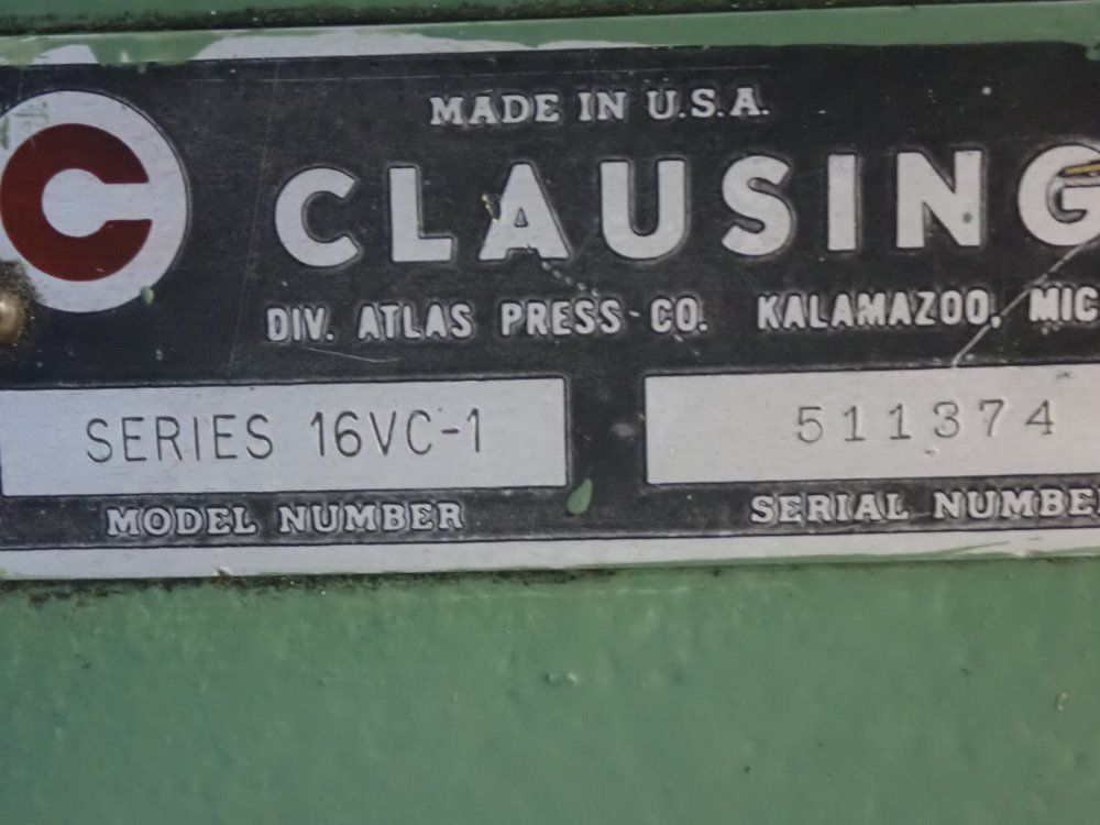 Clausing 14" 3 Spindle Drill Press - 16vc-1