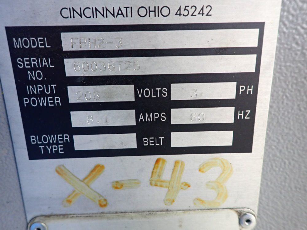 United Air Specialists, Inc 3 Hp Dust Collector - Fph2-3