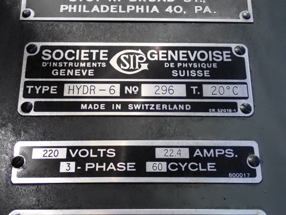 Sip Hydr-6 Hydroptic 6 Jig Borer - Hydr-6