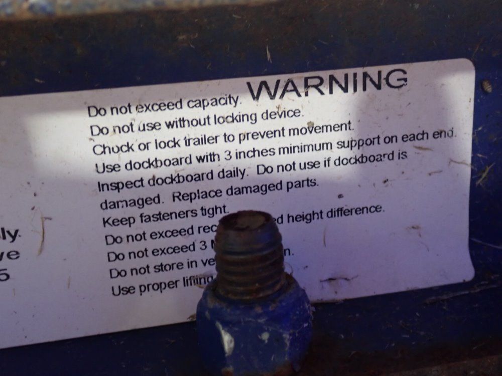 Uline 10,000# Dock Plate - Ac7260