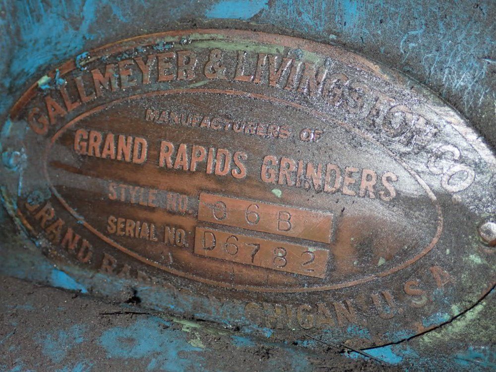 Gallmeyer & Livingston Co. 10" Grinder Tool Grinder - D6782