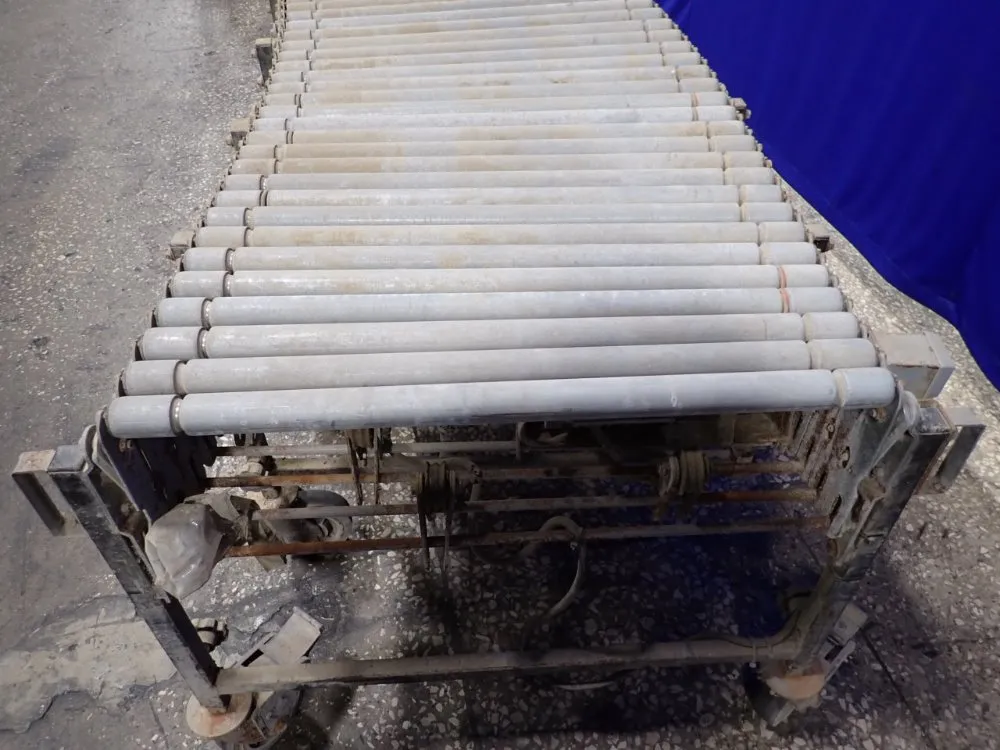 Best Flex 250"l X 8"w Accordion Roller Conveyor