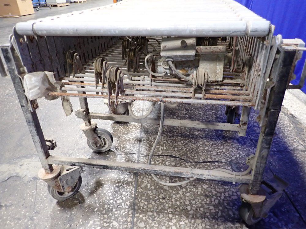 Best Flex 250"l X 8"w Accordion Roller Conveyor