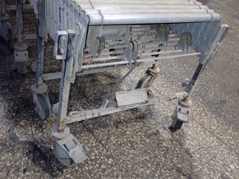 Best Flex 250"l X 8"w Accordion Roller Conveyor