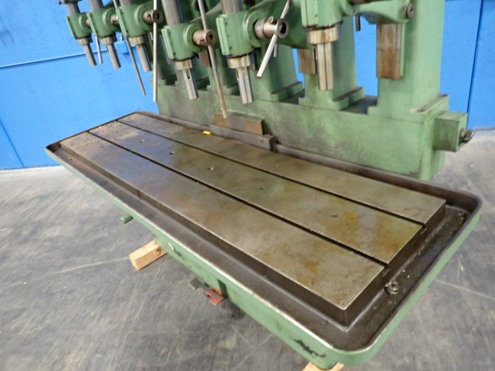 Chas G Allen Co. 24" 6 Head Drilling/ Tapper Machine - 4-1706.2