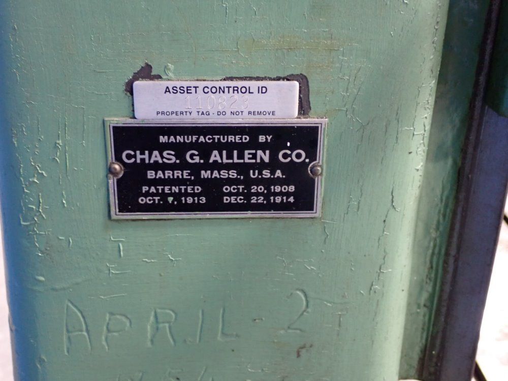 Chas G Allen Co. 24" 6 Head Drilling/ Tapper Machine - 4-1706.2