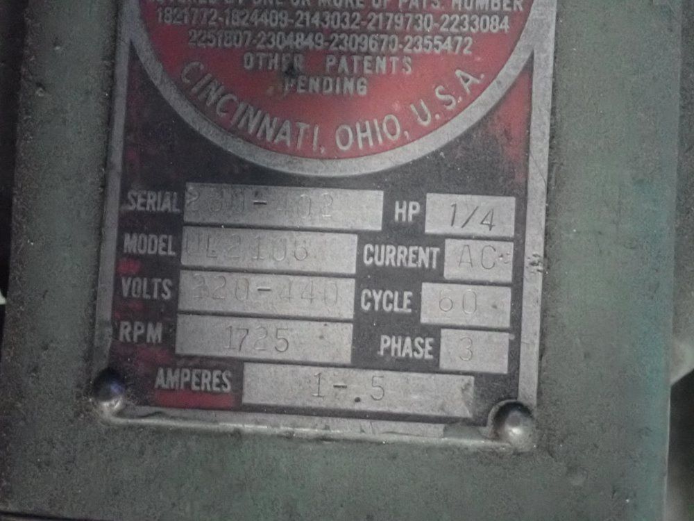 Chas G Allen Co. 24" 6 Head Drilling/ Tapper Machine - 4-1706.2