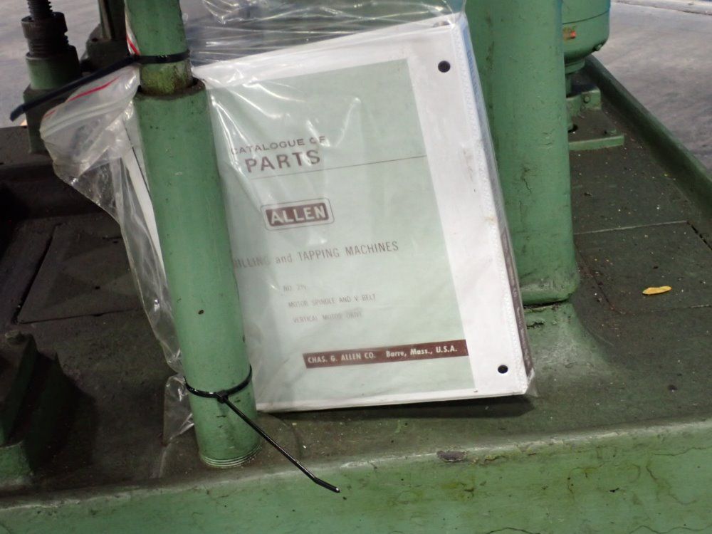 Chas G Allen Co. 24" 6 Head Drilling/ Tapper Machine - 4-1706.2