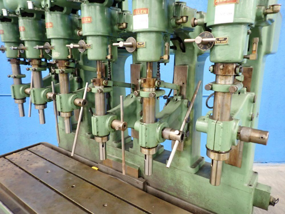 Chas G Allen Co. 24" 6 Head Drilling/ Tapper Machine - 4-1706.2