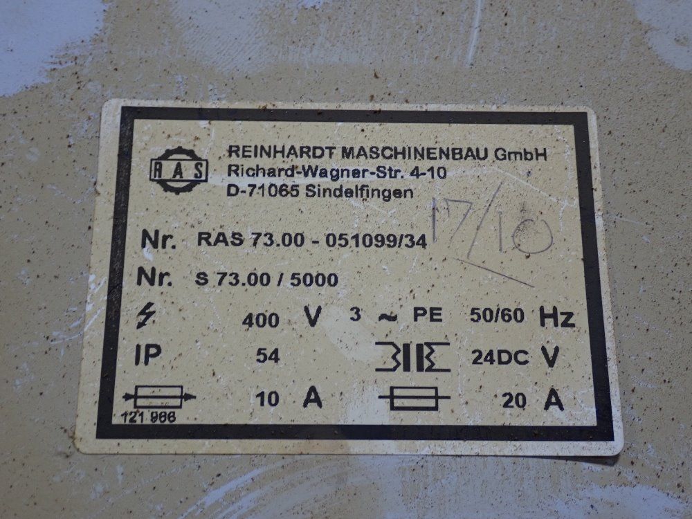 Ras 125" Cnc Folding Machine - S73-00/5000