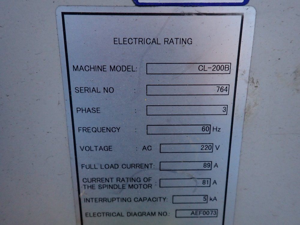 Mori Seiki Cnc Lathe - Cl-200b