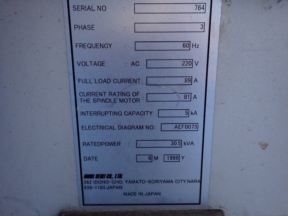 Mori Seiki Cnc Lathe - Cl-200b