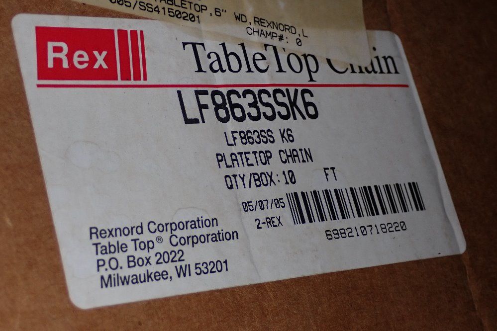 Rex 10 Ft Conveyor Belt - Lf863ssk6