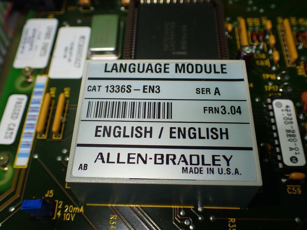 Allenbradley Allenbradley 1336sb025aaenl4 1336 Plus Servo Drive Unit