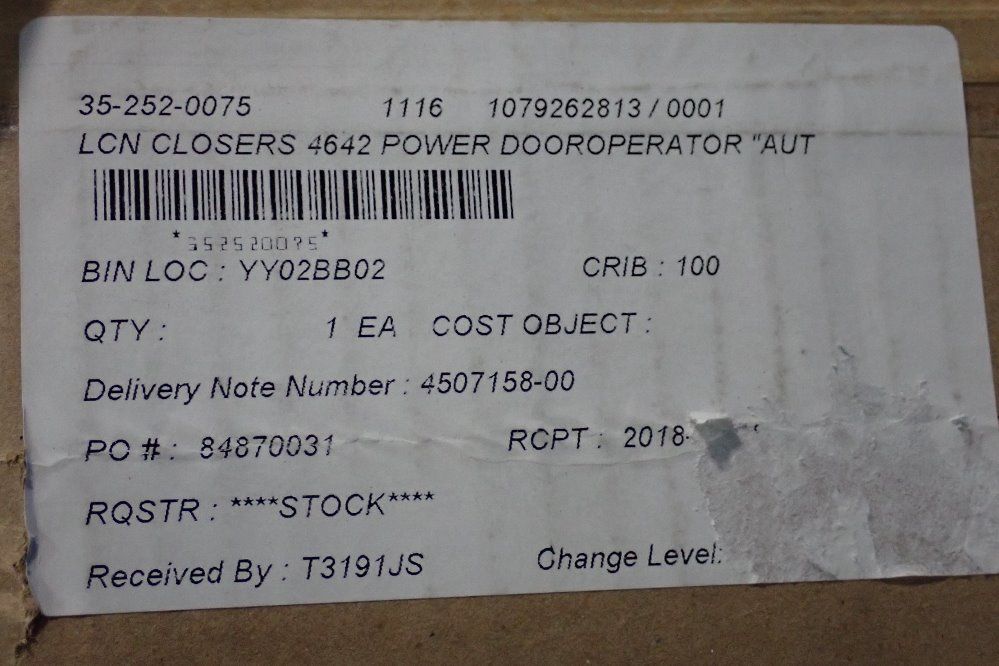 Lcn Door Operator Kit