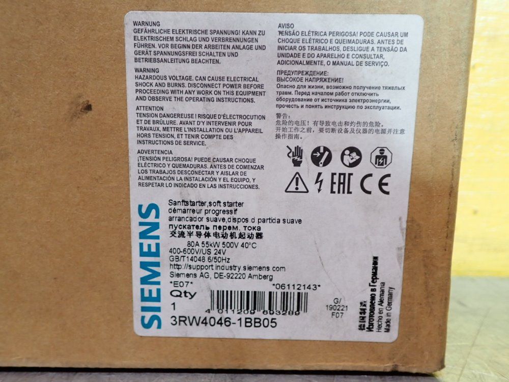 Siemens Siemens 3rw40461bb05  Soft Starter