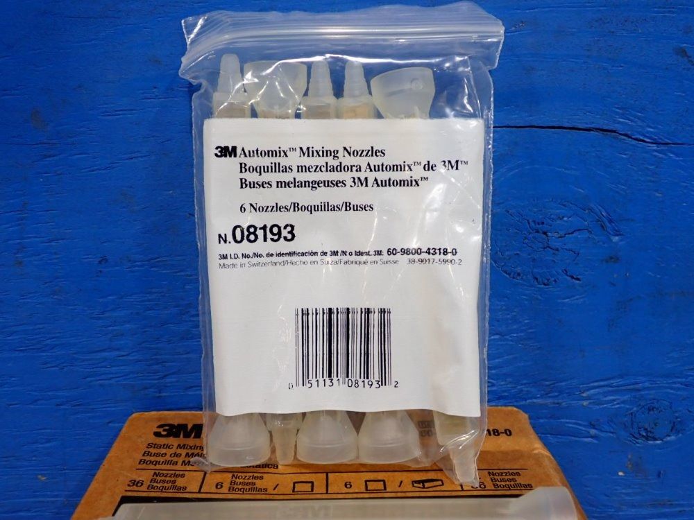 3m 6 3m 08193 Set Of 6 Automix Mixing Nozzles. - 08193