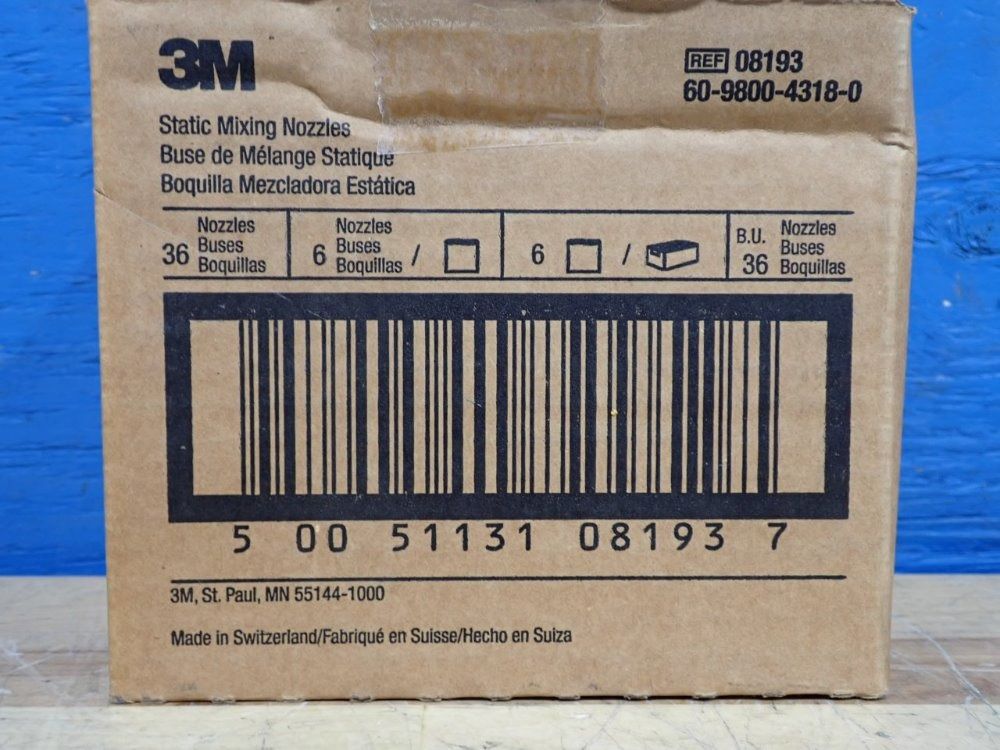 3m 6 3m 08193 Set Of 6 Automix Mixing Nozzles. - 08193