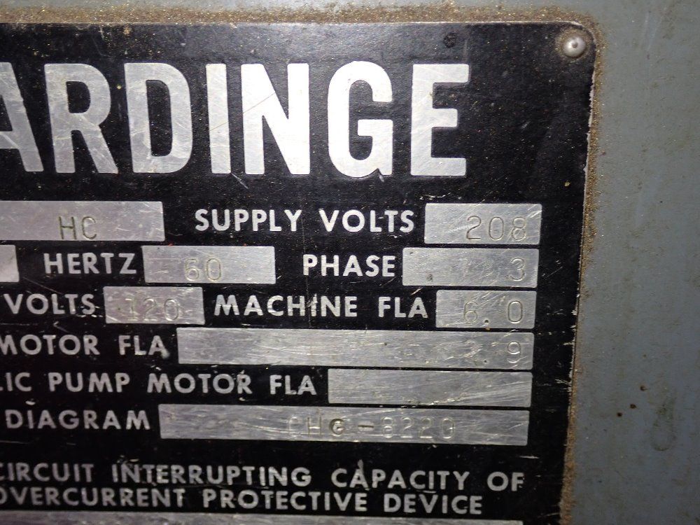 Hardinge/omniturn Cnc Lathe - Hc