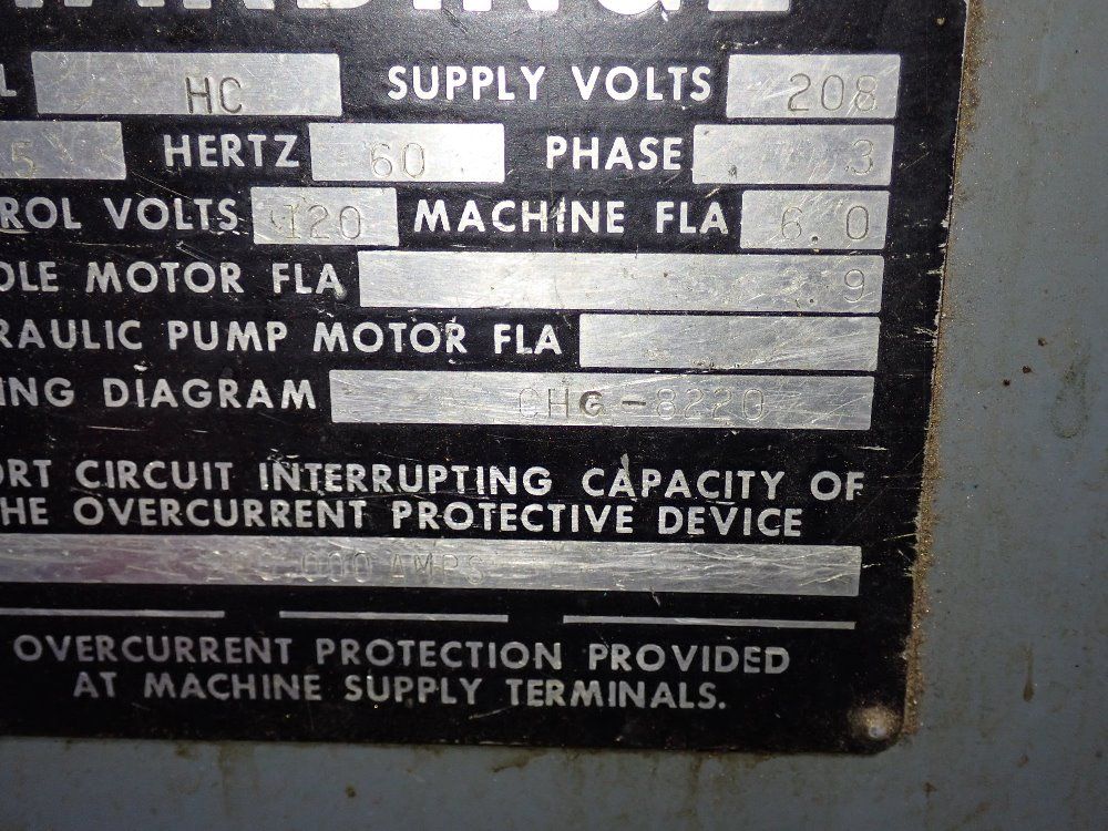 Hardinge/omniturn Cnc Lathe - Hc
