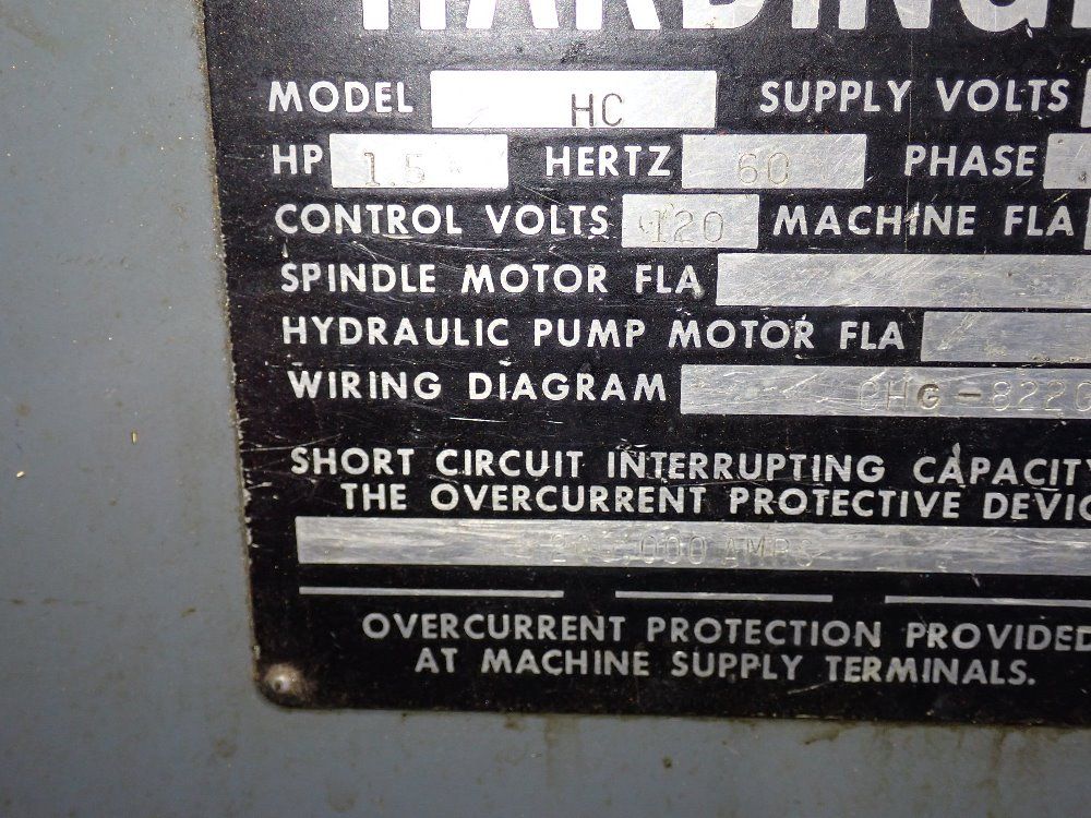 Hardinge/omniturn Cnc Lathe - Hc