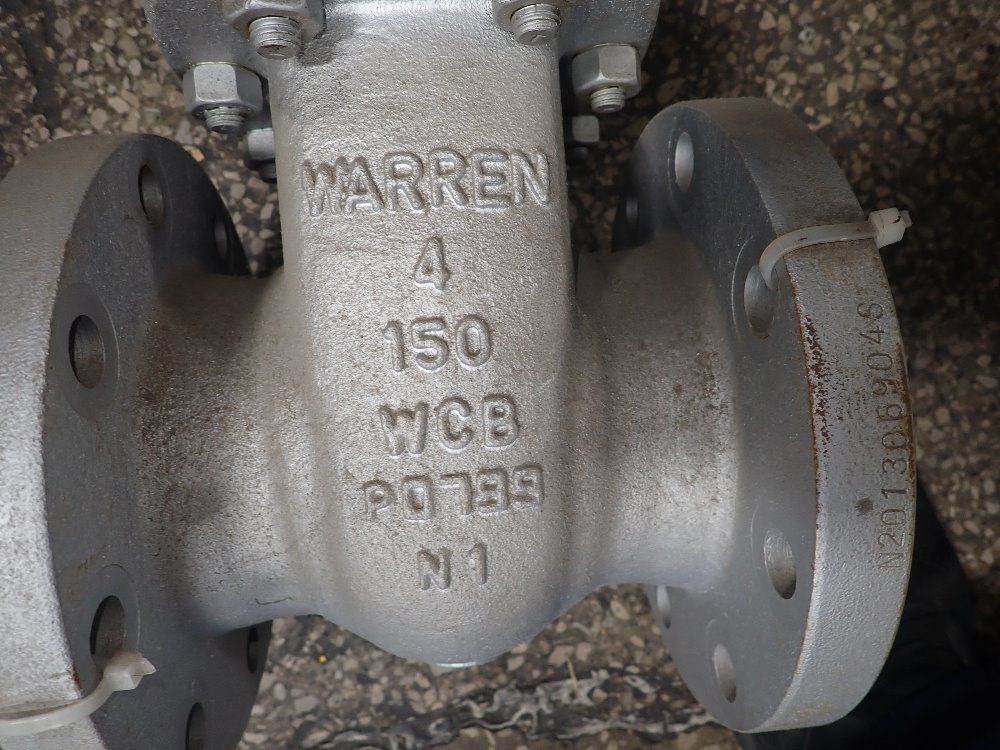 Warren 4" Gate Valve