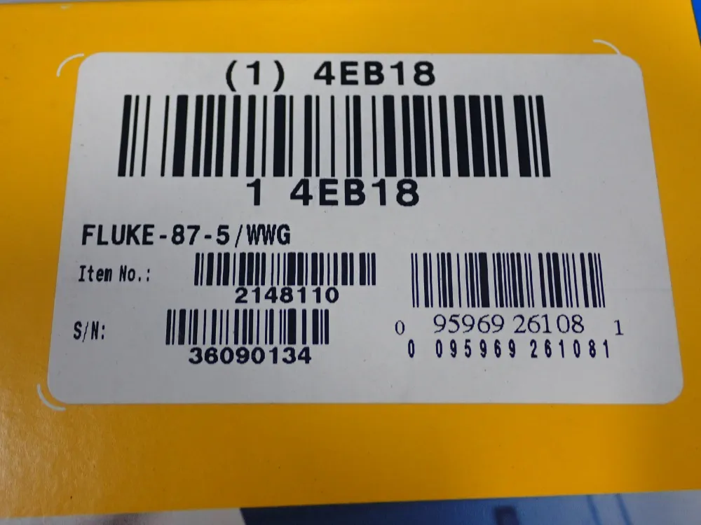 Fluke Industrial True-rms Multimeter - 87-5