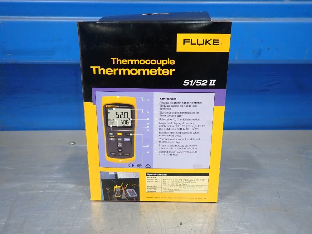 Fluke Thermocouple Thermometer - 21/52ii