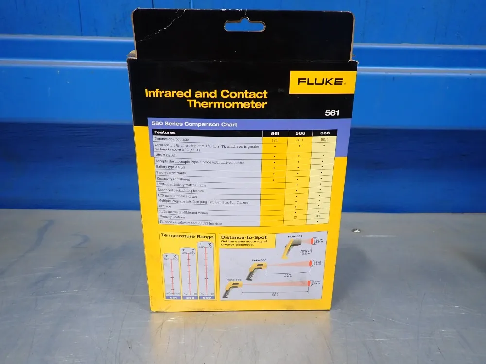 Fluke Infrared And Contact Thermometer - 561
