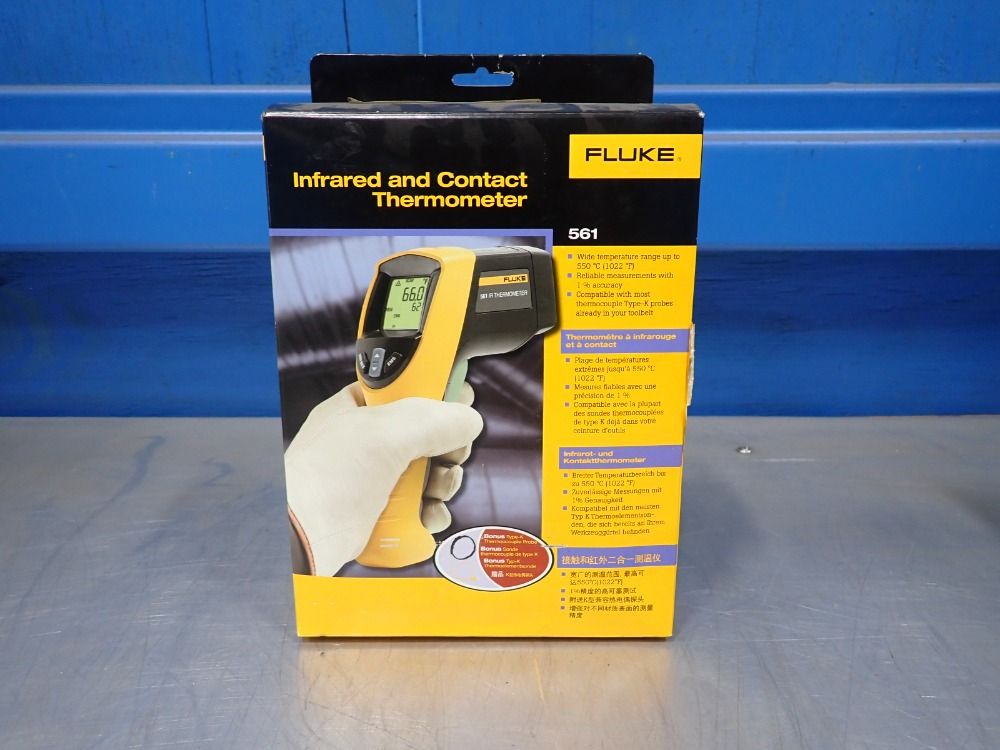 Fluke Infrared And Contact Thermometer - 561