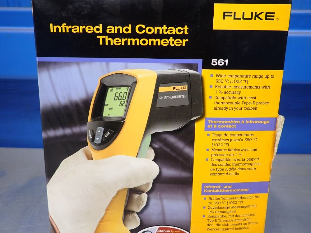 Fluke Infrared And Contact Thermometer - 561