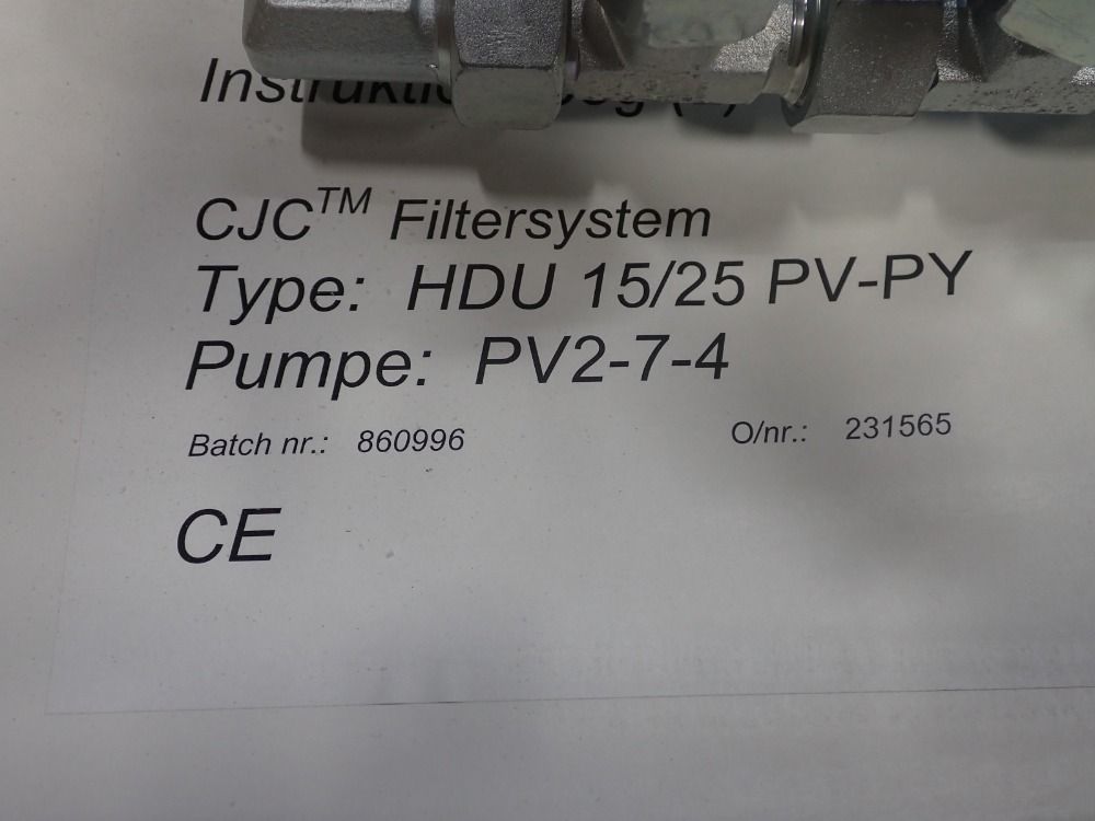 C.c Jensen Filter Insert Exchange - Hdu15/25 Pv