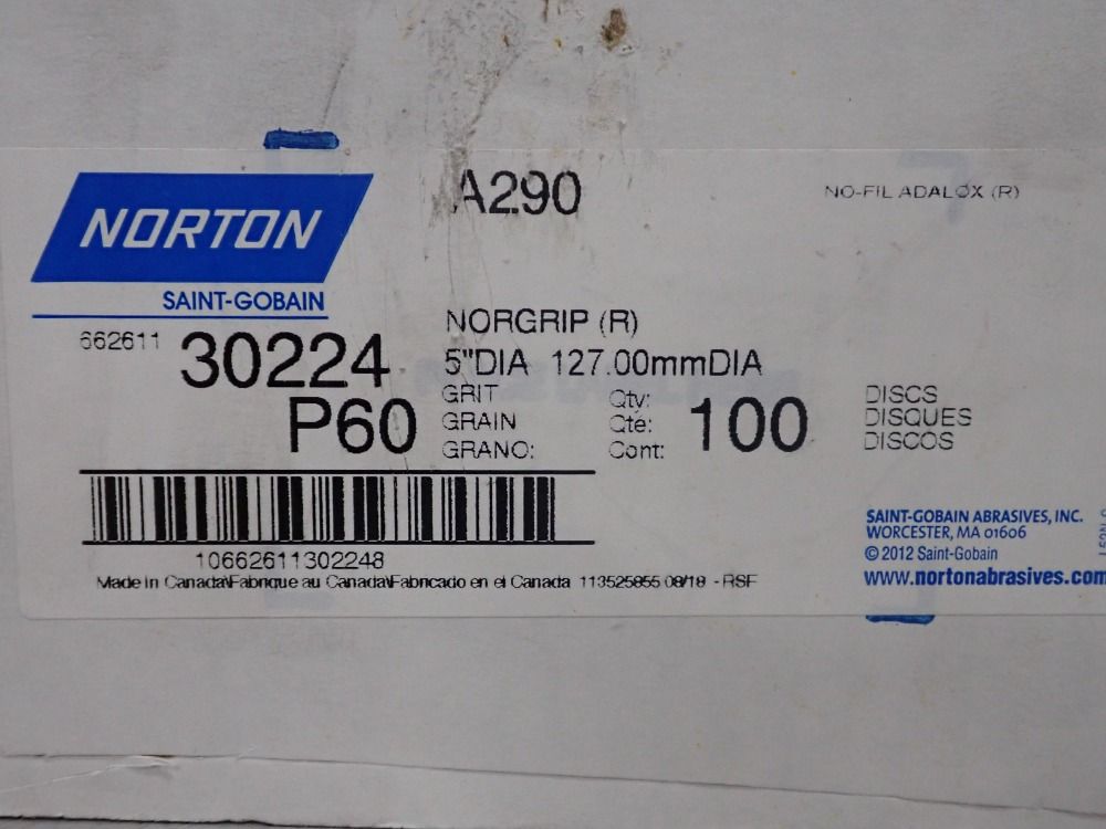 Norton Sanding Sheets - A290