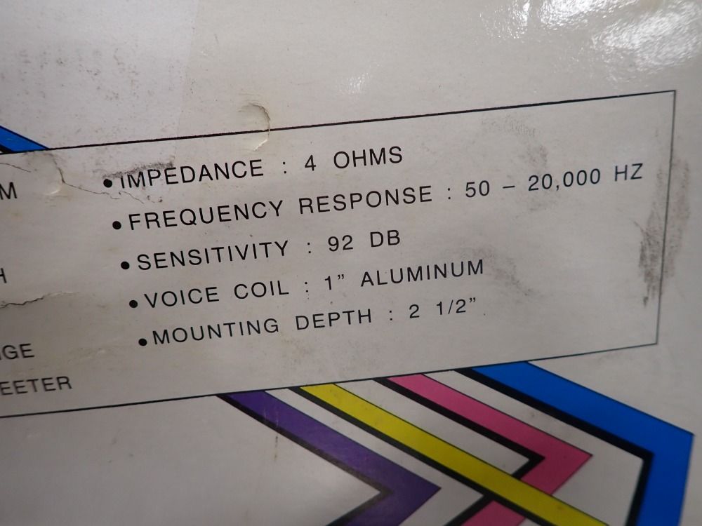 Sentrek 4 Ohms 4"x10" Speakers - Sr107