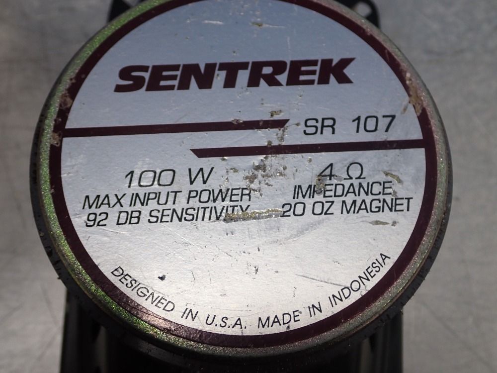 Sentrek 4 Ohms 4"x10" Speakers - Sr107