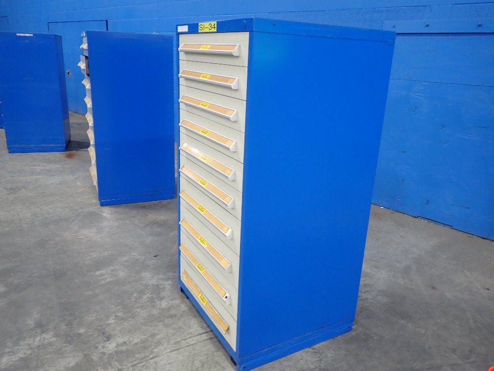 Stanley Vidmar 10 Drawers Tool Cabinet