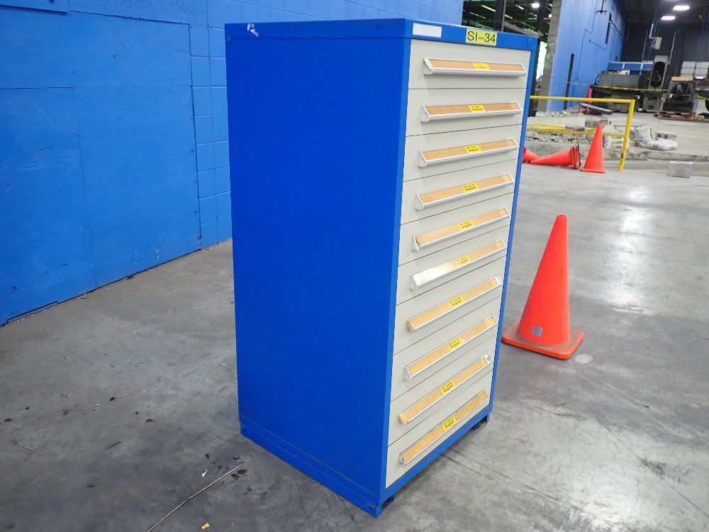 Stanley Vidmar 10 Drawers Tool Cabinet